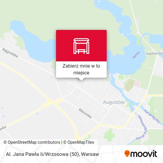 Mapa Al. Jana Pawła Ii / Wrzosowa (50)