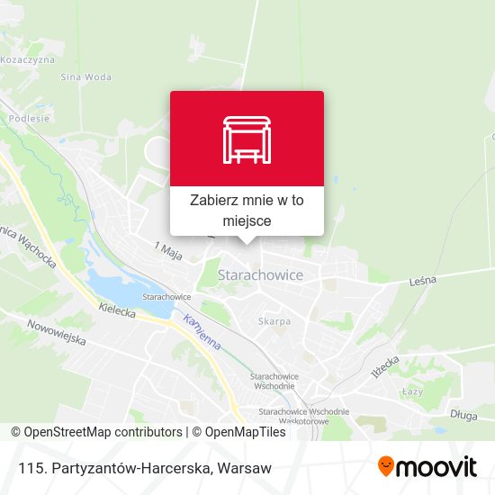 Mapa 115. Partyzantów-Harcerska