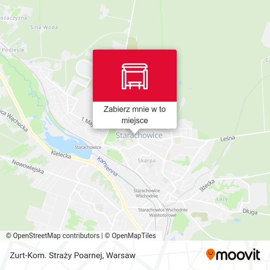 Mapa Zurt-Kom. Straży Poarnej