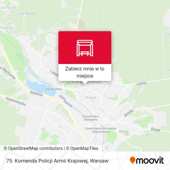 Mapa 75. Komenda Policji Armii Krajowej