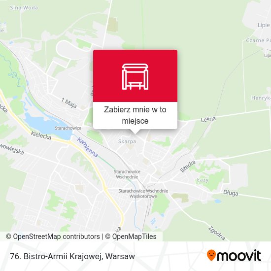 Mapa 76. Bistro-Armii Krajowej