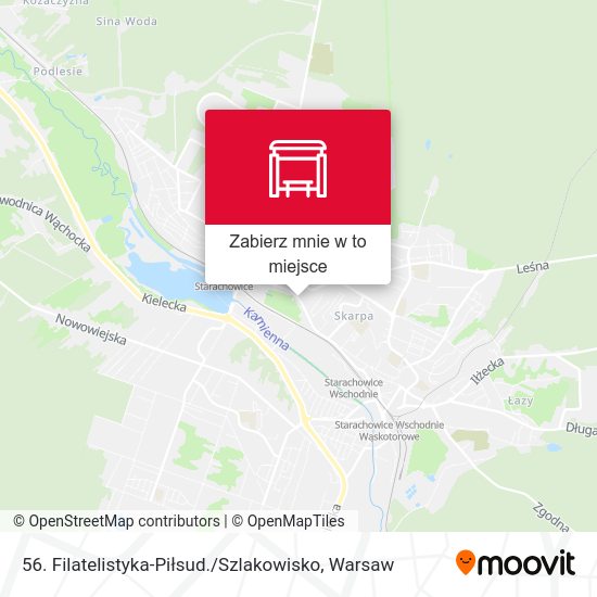 Mapa 56. Filatelistyka-Piłsud. / Szlakowisko