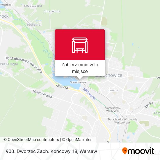 Mapa 900. Dworzec Zach. Końcowy 18