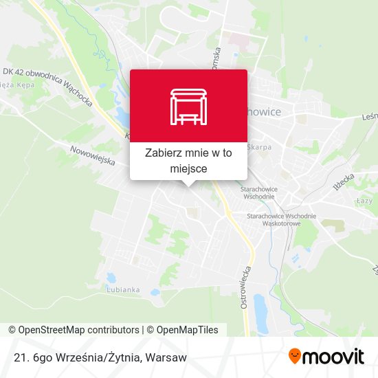 Mapa 21. 6go Września/Żytnia