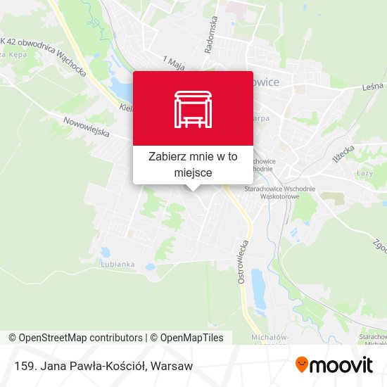 Mapa 159. Jana Pawła-Kościół