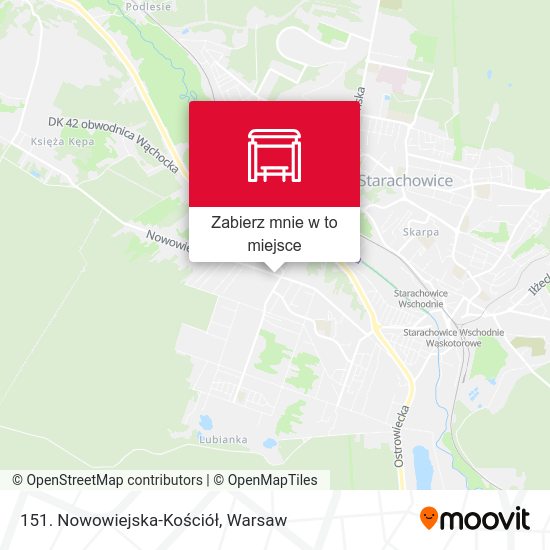 Mapa 151. Nowowiejska-Kościół