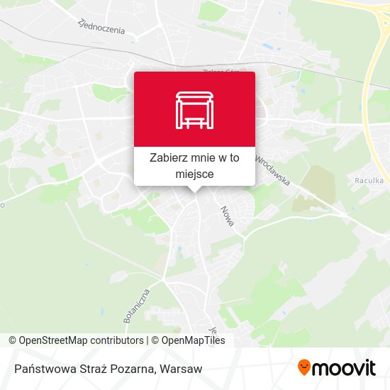 Mapa Państwowa Straż Pozarna