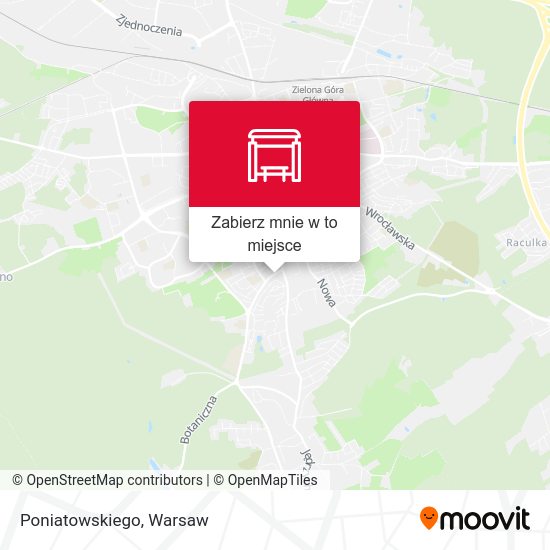 Mapa Poniatowskiego