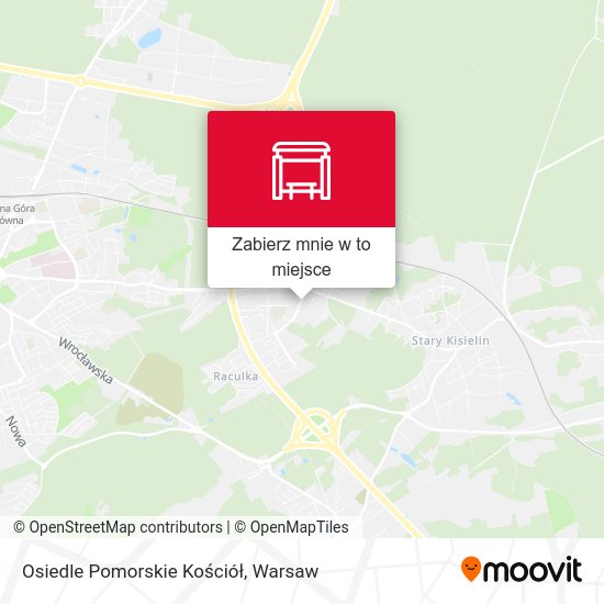 Mapa Osiedle Pomorskie Kościół