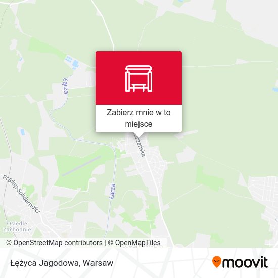 Mapa Łężyca Jagodowa