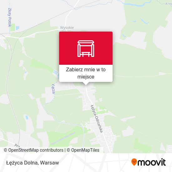 Mapa Łężyca Dolna