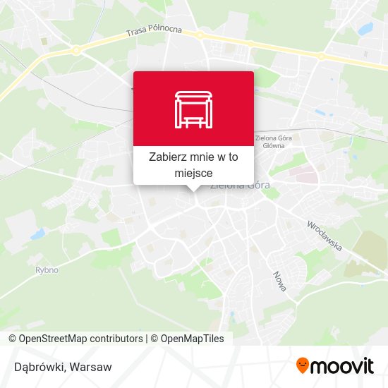 Mapa Dąbrówki