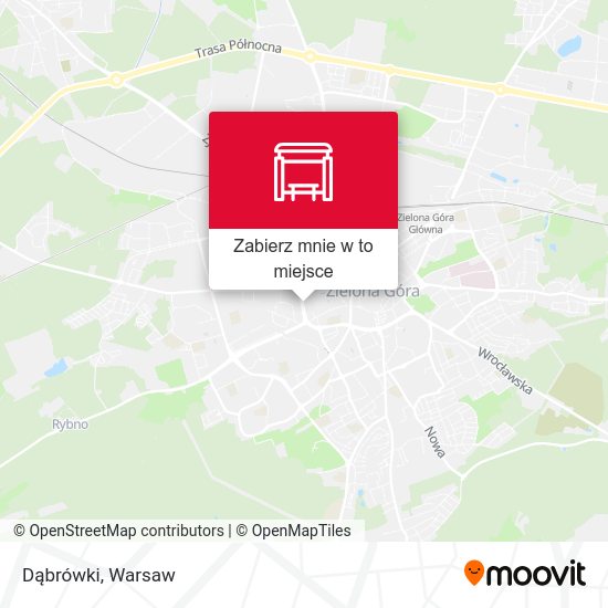 Mapa Dąbrówki