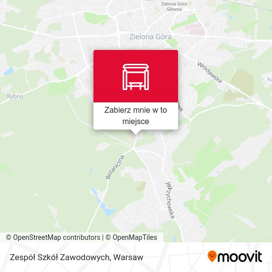 Mapa Zespół Szkół Zawodowych