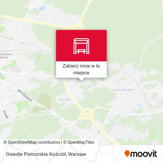 Mapa Osiedle Pomorskie Kościół