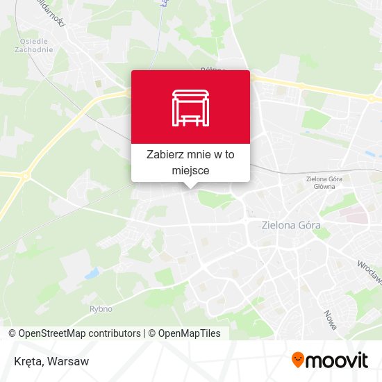 Mapa Kręta