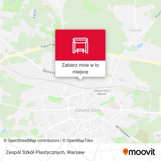 Mapa Zespół Szkół Plastycznych