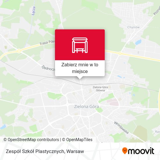 Mapa Zespół Szkół Plastycznych