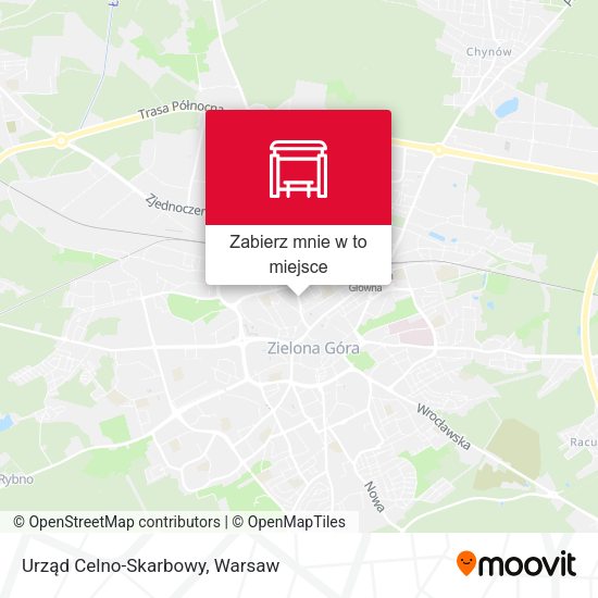 Mapa Urząd Celno-Skarbowy