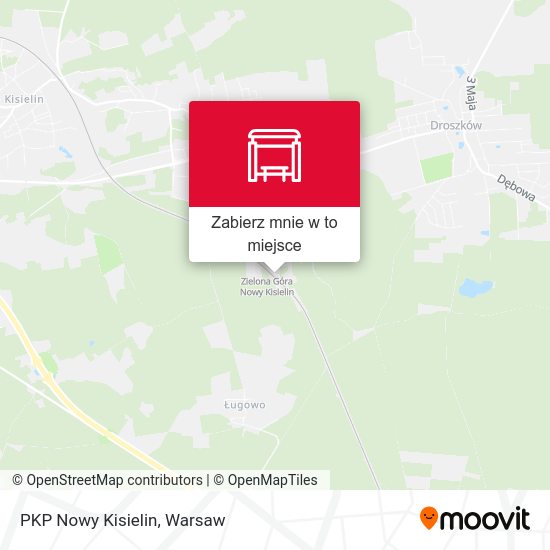 Mapa PKP Nowy Kisielin