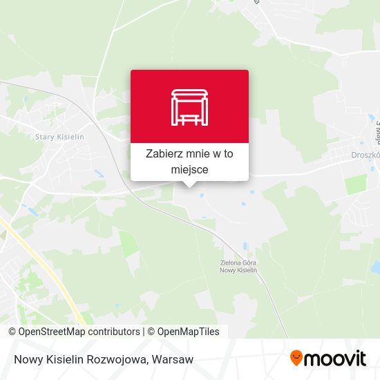 Mapa Nowy Kisielin Rozwojowa