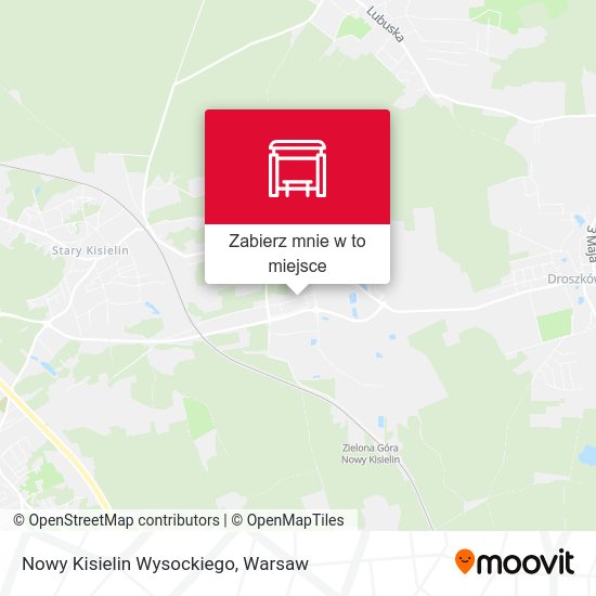 Mapa Nowy Kisielin Wysockiego