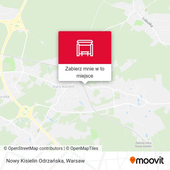 Mapa Nowy Kisielin Odrzańska