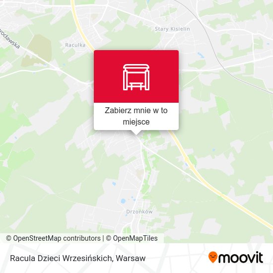 Mapa Racula Dzieci Wrzesińskich