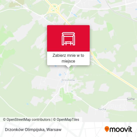 Mapa Drzonków Olimpijska