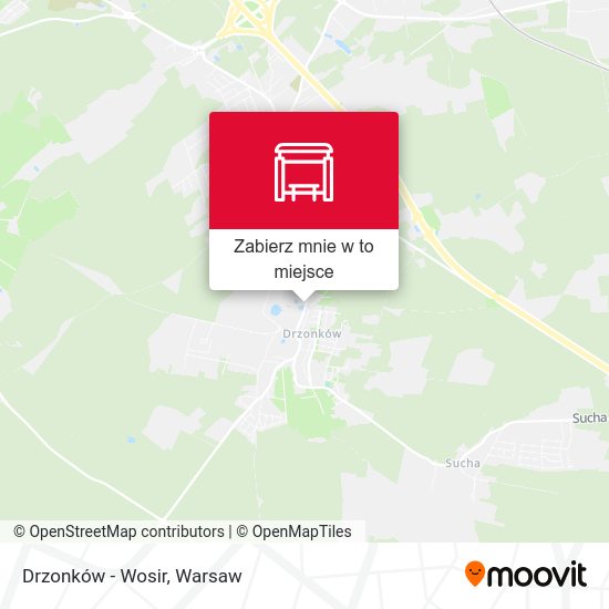 Mapa Drzonków - Wosir