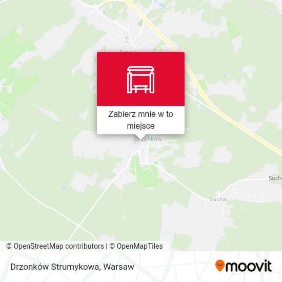 Mapa Drzonków Strumykowa