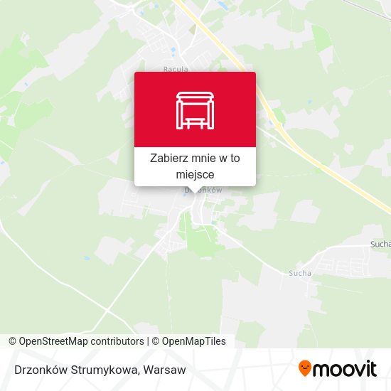 Mapa Drzonków Strumykowa