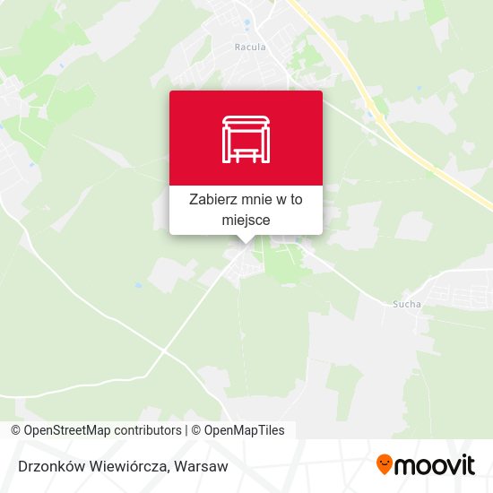 Mapa Drzonków Wiewiórcza