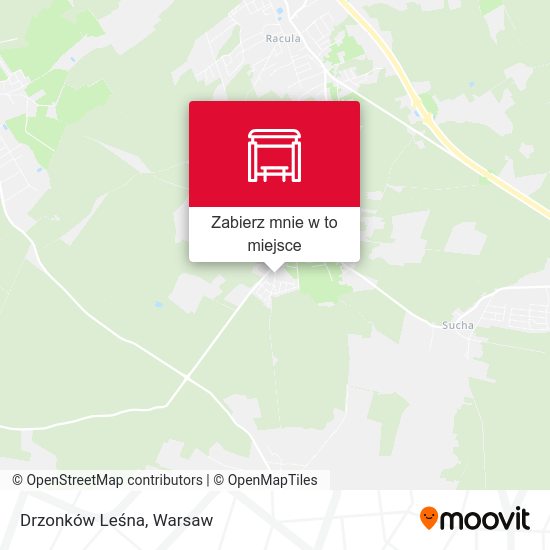 Mapa Drzonków Leśna