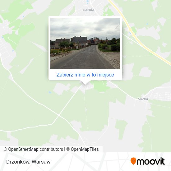 Mapa Drzonków