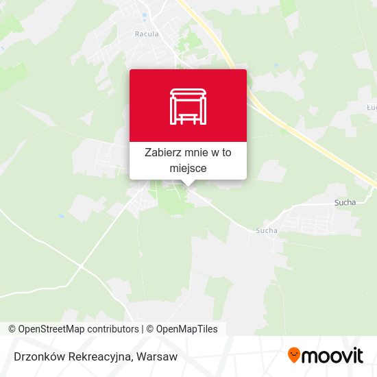 Mapa Drzonków Rekreacyjna