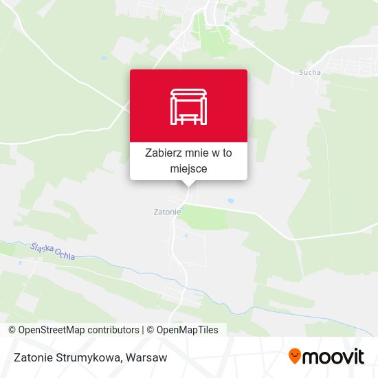 Mapa Zatonie Strumykowa