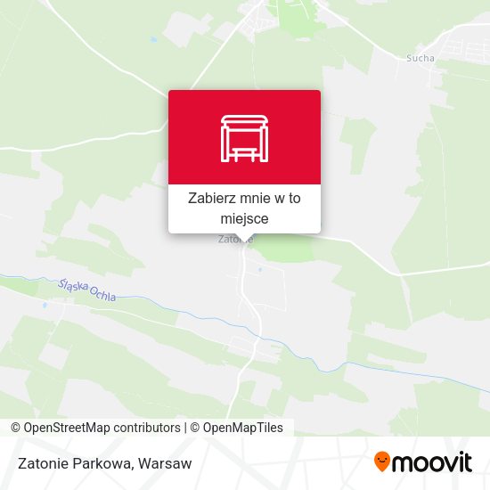 Mapa Zatonie Parkowa