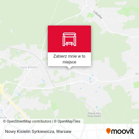 Mapa Nowy Kisielin Syrkiewicza