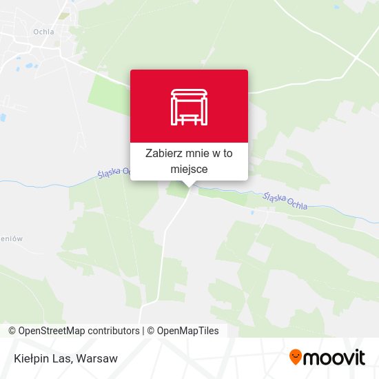 Mapa Kiełpin Las