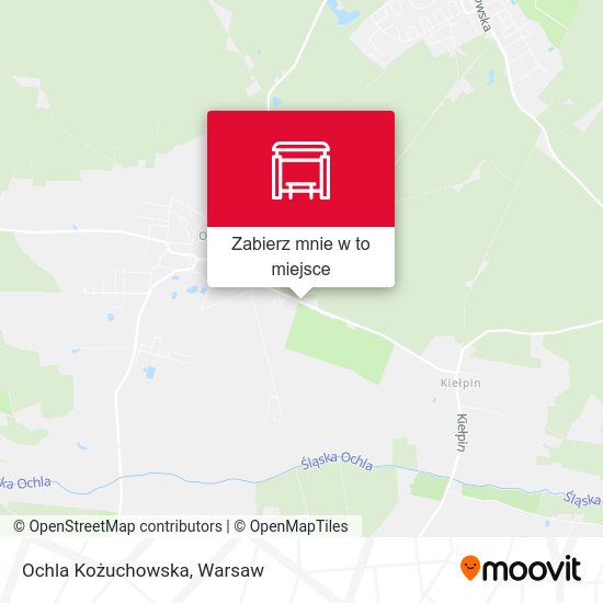 Mapa Ochla Kożuchowska