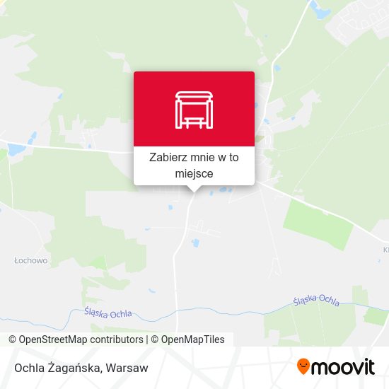 Mapa Ochla Żagańska