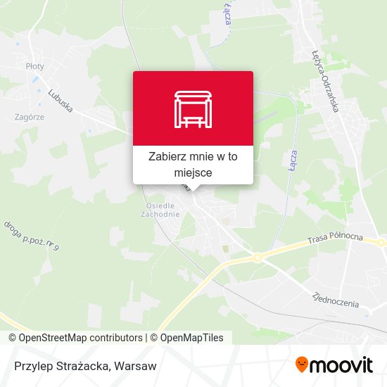 Mapa Przylep Strażacka