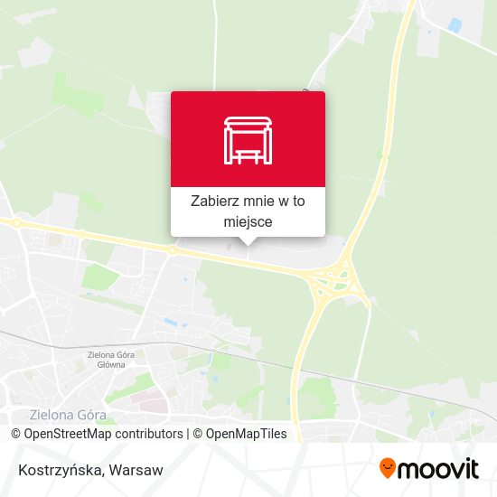 Mapa Kostrzyńska