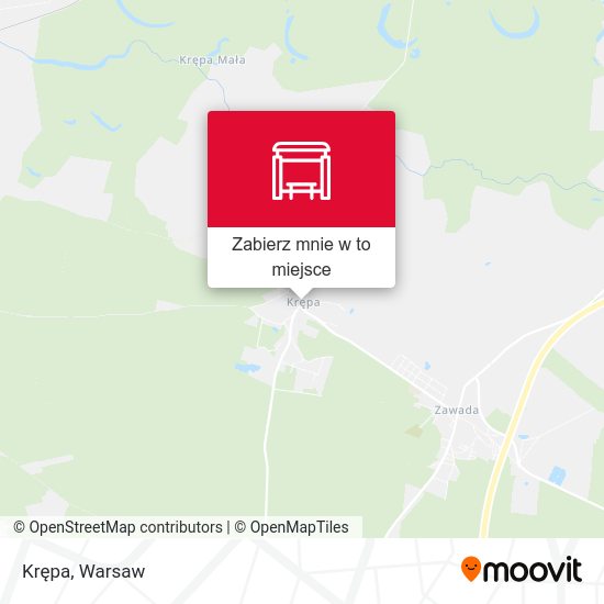 Mapa Krępa