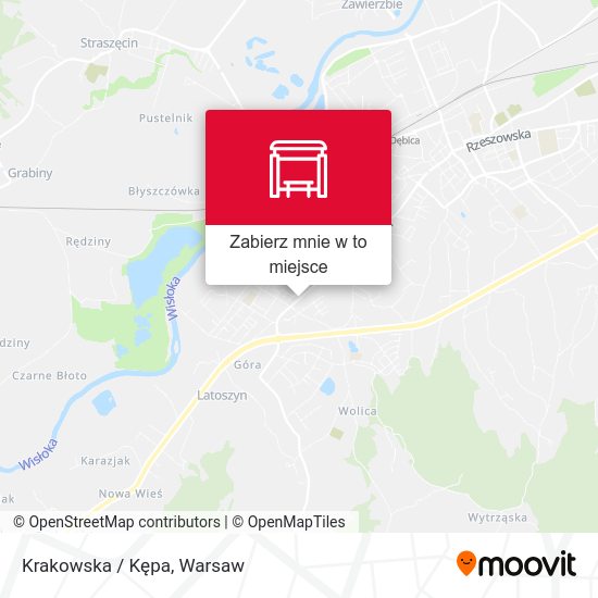 Mapa Krakowska / Kępa