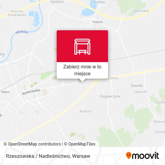 Mapa Rzeszowska / Nadleśnictwo