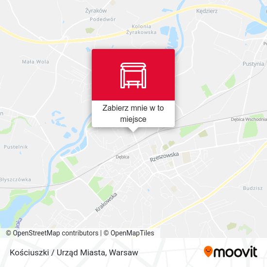 Mapa Kościuszki / Urząd Miasta