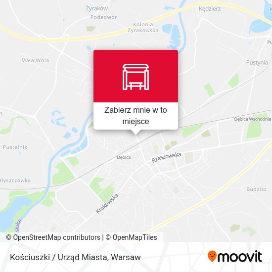 Mapa Kościuszki / Urząd Miasta