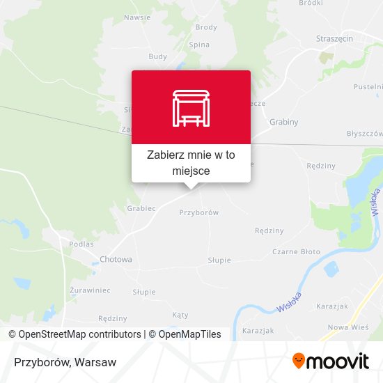 Mapa Przyborów